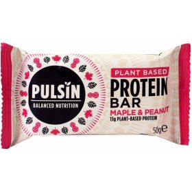 Vegan μπάρα με 13% πρωτεΐνη και σιρόπι σφενδάμου PULSIN